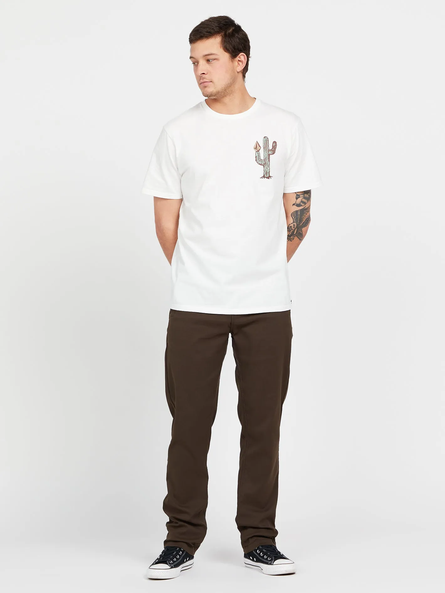 Prickly Farm To Yarn Short Sleeve Tee - Off White