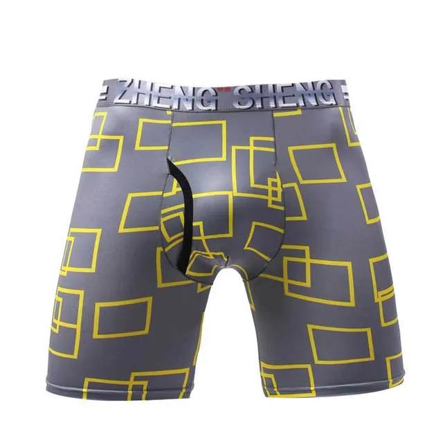 Printed Pattern Quick Dry Long Boxer