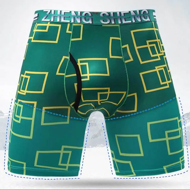 Printed Pattern Quick Dry Long Boxer