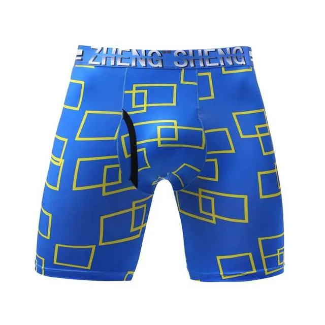 Printed Pattern Quick Dry Long Boxer