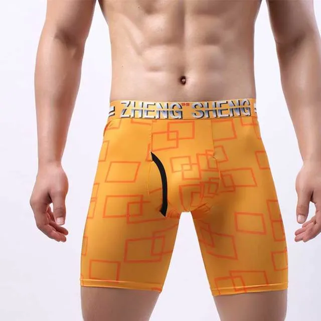 Printed Pattern Quick Dry Long Boxer