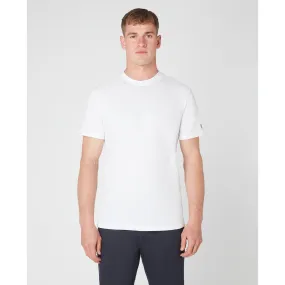 Remus Uomo Cotton Stretch Texture Tee 58786 White