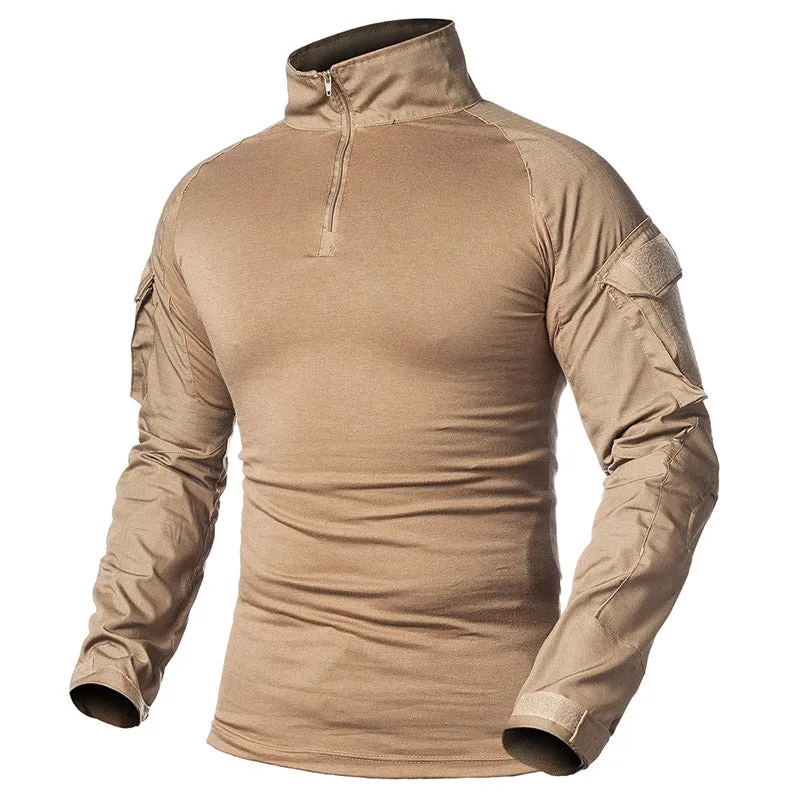 Rip-Stop Long Sleeve Tactical Combat T Shirt