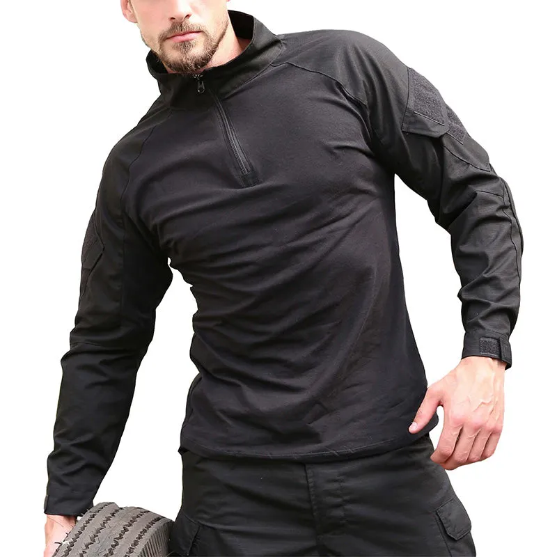 Rip-Stop Long Sleeve Tactical Combat T Shirt