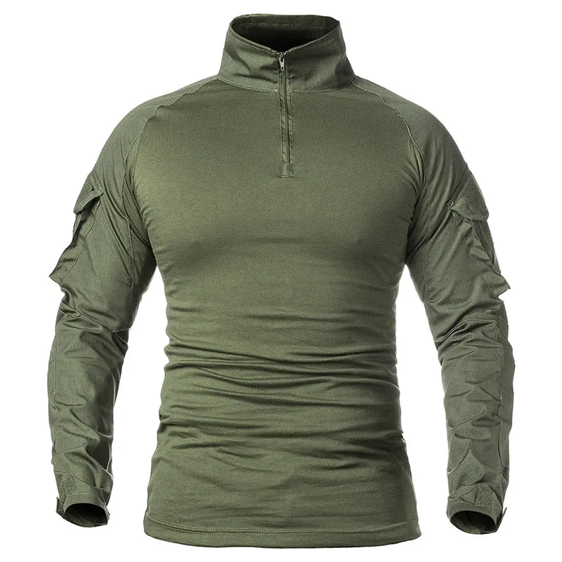 Rip-Stop Long Sleeve Tactical Combat T Shirt