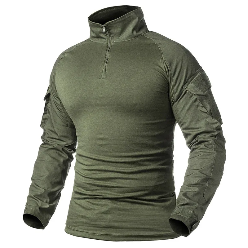 Rip-Stop Long Sleeve Tactical Combat T Shirt