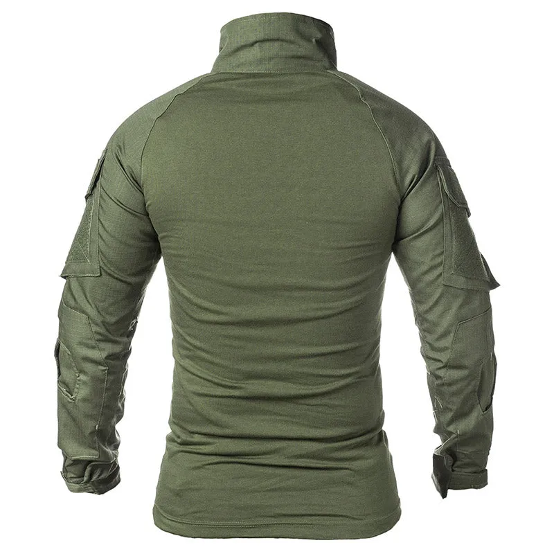 Rip-Stop Long Sleeve Tactical Combat T Shirt