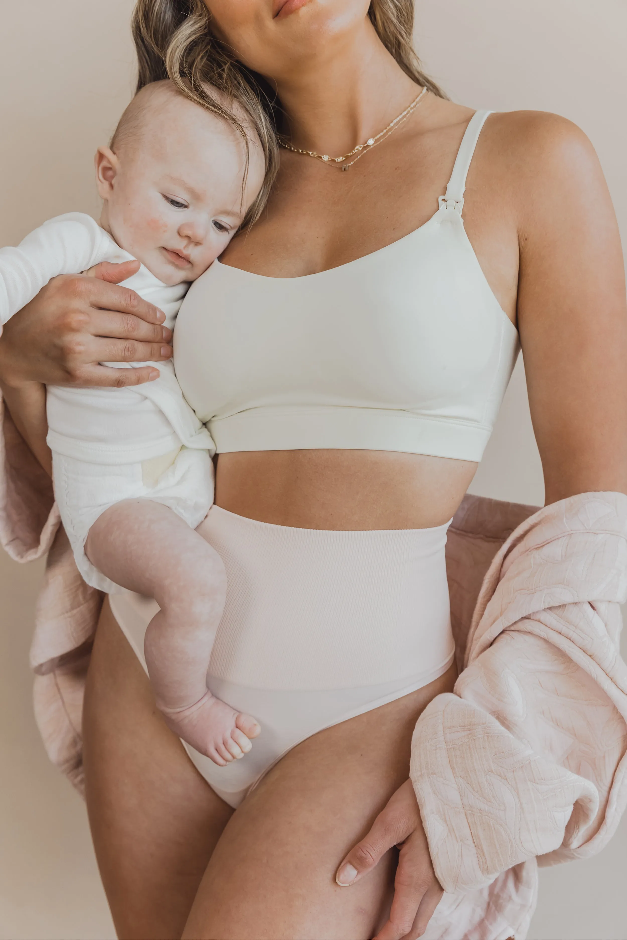 Seamless Postpartum Hipster Compression Panties