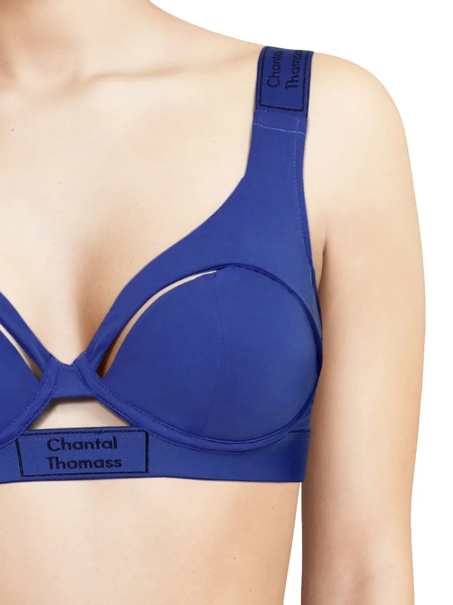 Sharp T-Shirt Bra - Blue Klein