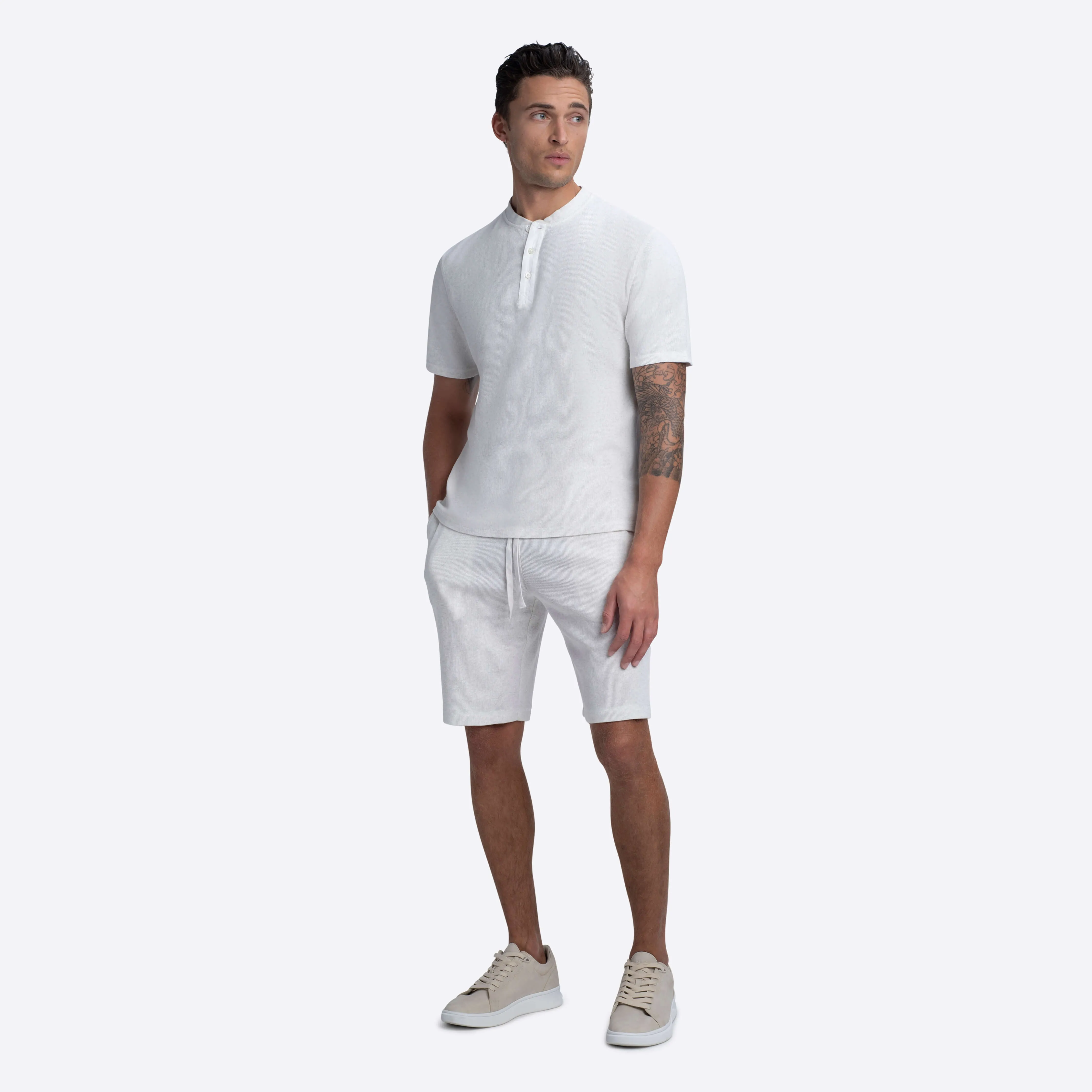 Short Sleeve Henley Shirt