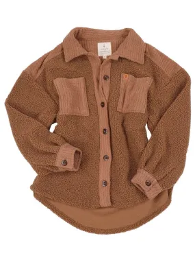 Simply Southern | Youth Soft Shacket | Brown