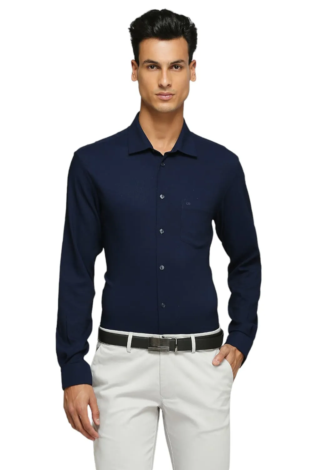 Slim Fit Tencel Polyester Stretch Dobby Shirts