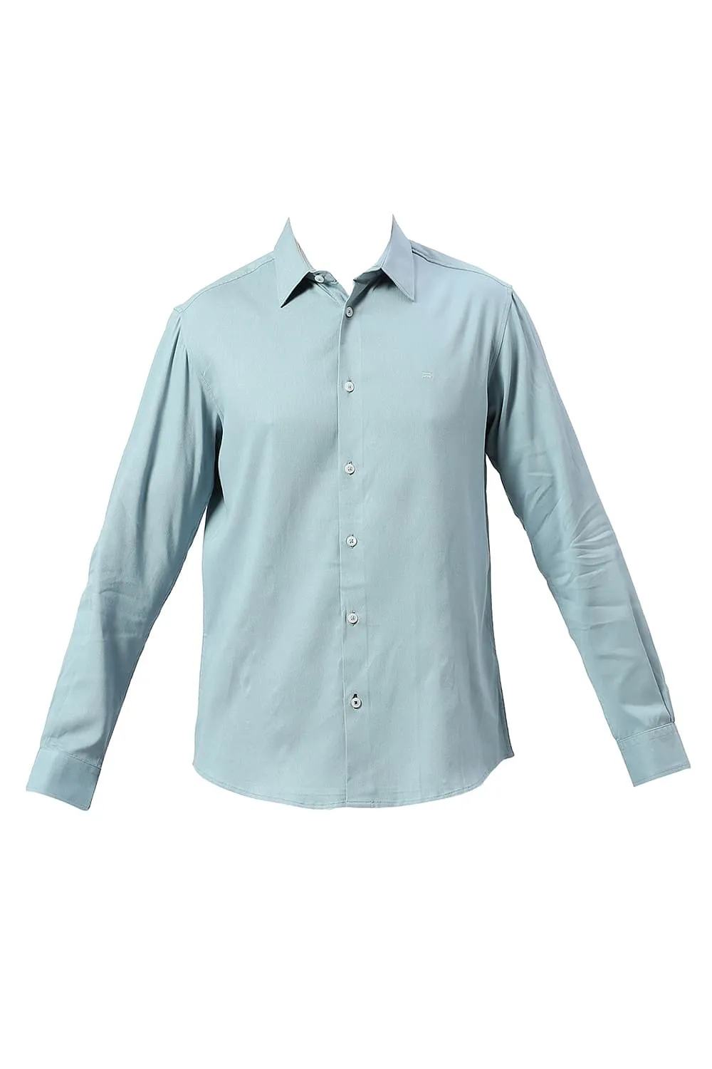 Slim Fit Viscose Polyester Stretch Dobby Shirt