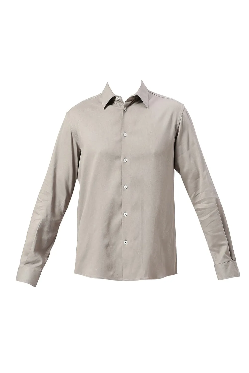 Slim Fit Viscose Polyester Stretch Dobby Shirt