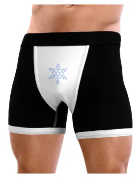 Snowflake Christmas Mens Boxer Brief Underwear