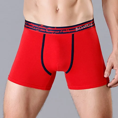 Solid Star U-Lined Boxer Underwear