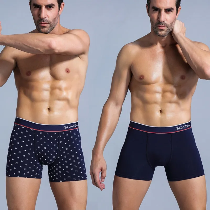 Solid Star U-Lined Boxer Underwear