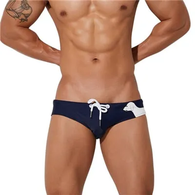 Solid Unique Cut-Out Design Brief Underwear