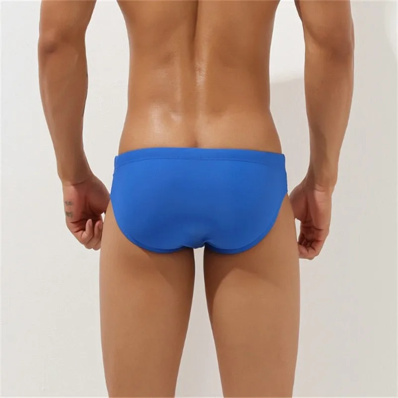 Solid Unique Cut-Out Design Brief Underwear