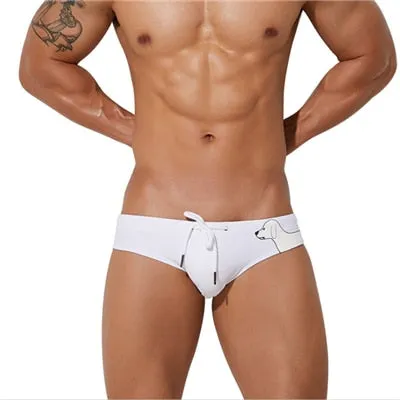 Solid Unique Cut-Out Design Brief Underwear