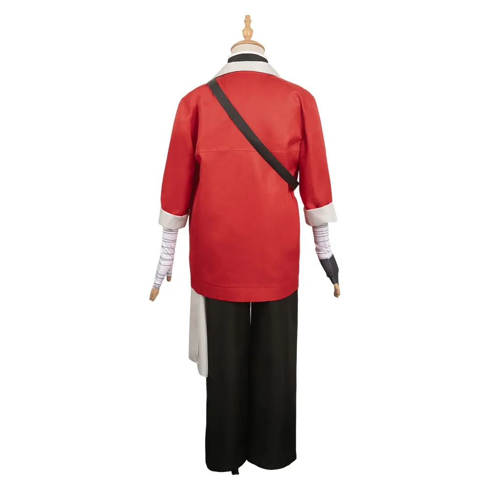 Sousou No Frieren Stark Red Outfits Halloween Party Carnival Cosplay Costume