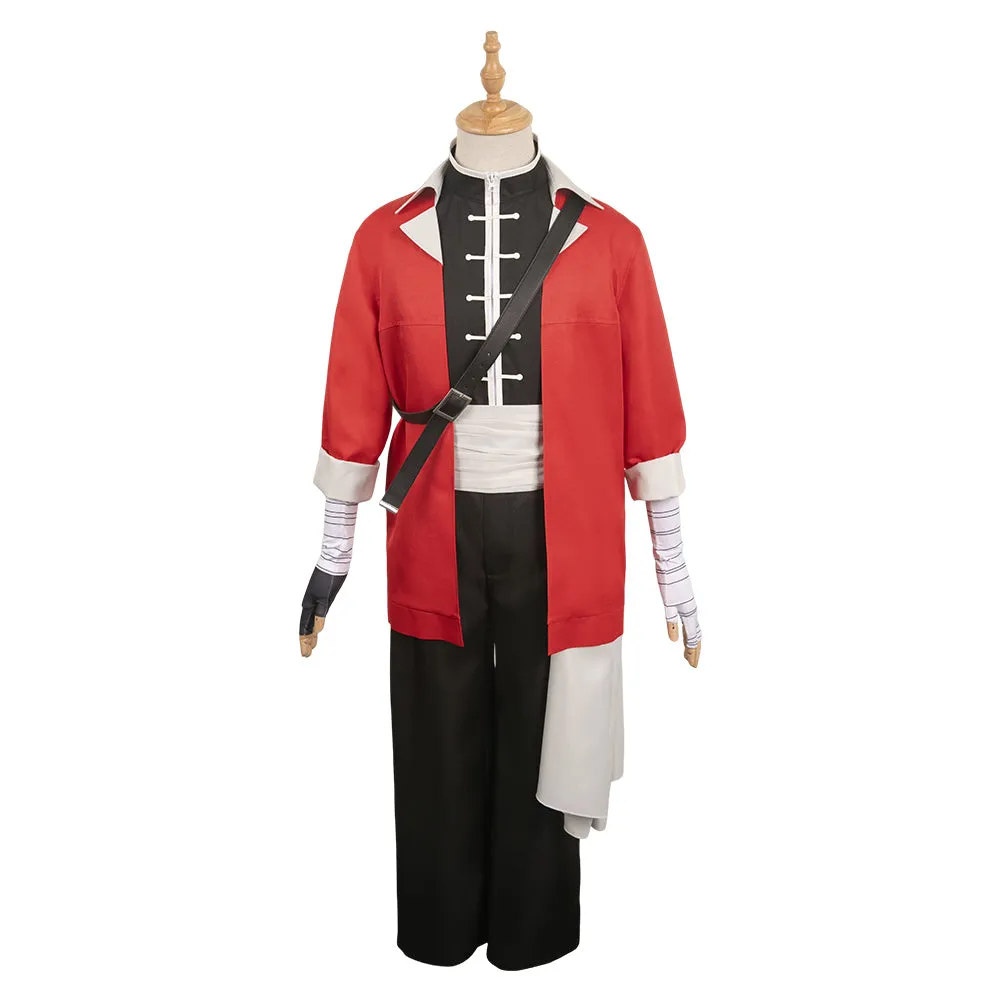 Sousou No Frieren Stark Red Outfits Halloween Party Carnival Cosplay Costume