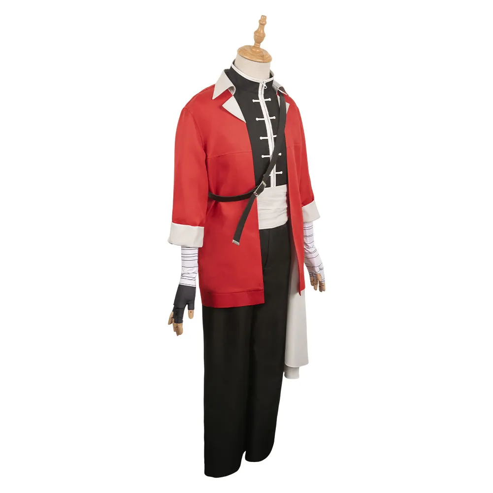 Sousou No Frieren Stark Red Outfits Halloween Party Carnival Cosplay Costume