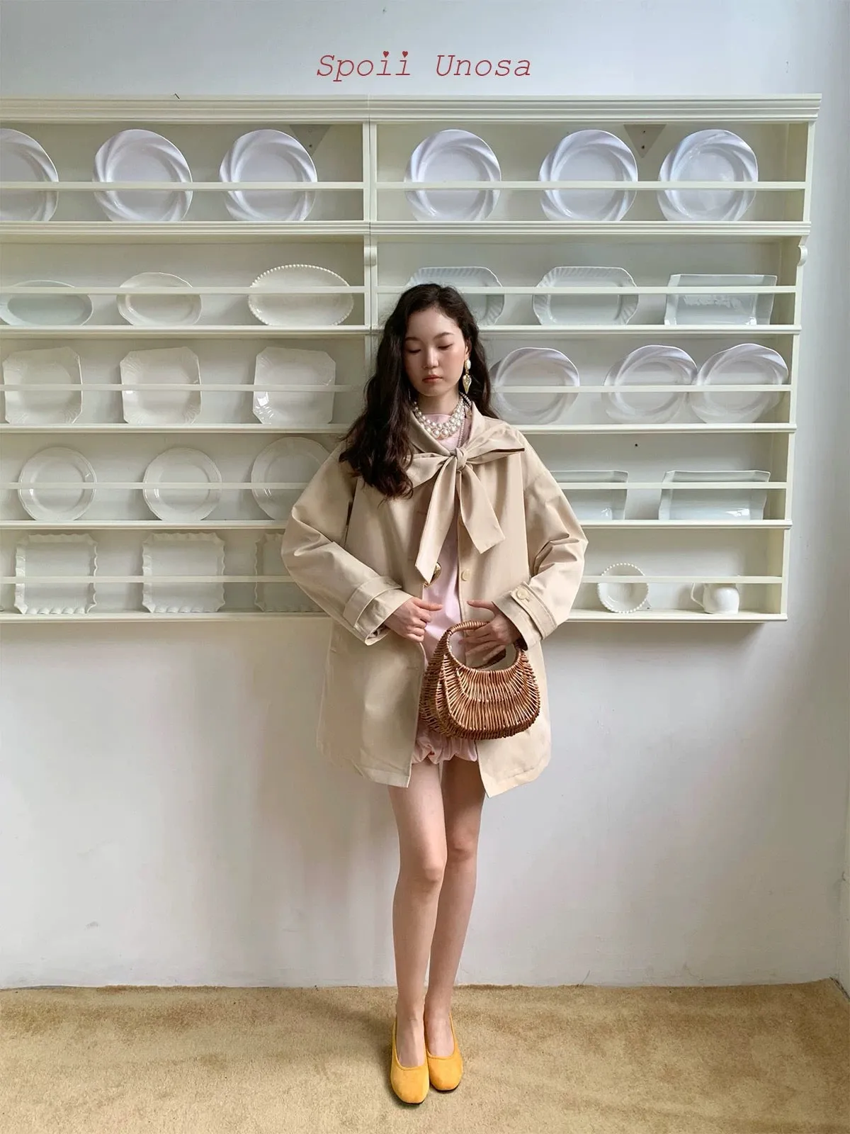 [SPOII UNOSA] The Ribbon Trench Coat