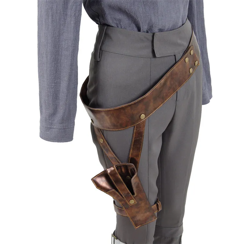 Star Wars Rogue One Cosplay Jyn Erso Cosplay Outfit Halloween Carnival Suit