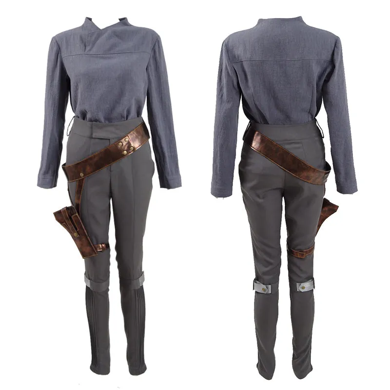 Star Wars Rogue One Cosplay Jyn Erso Cosplay Outfit Halloween Carnival Suit