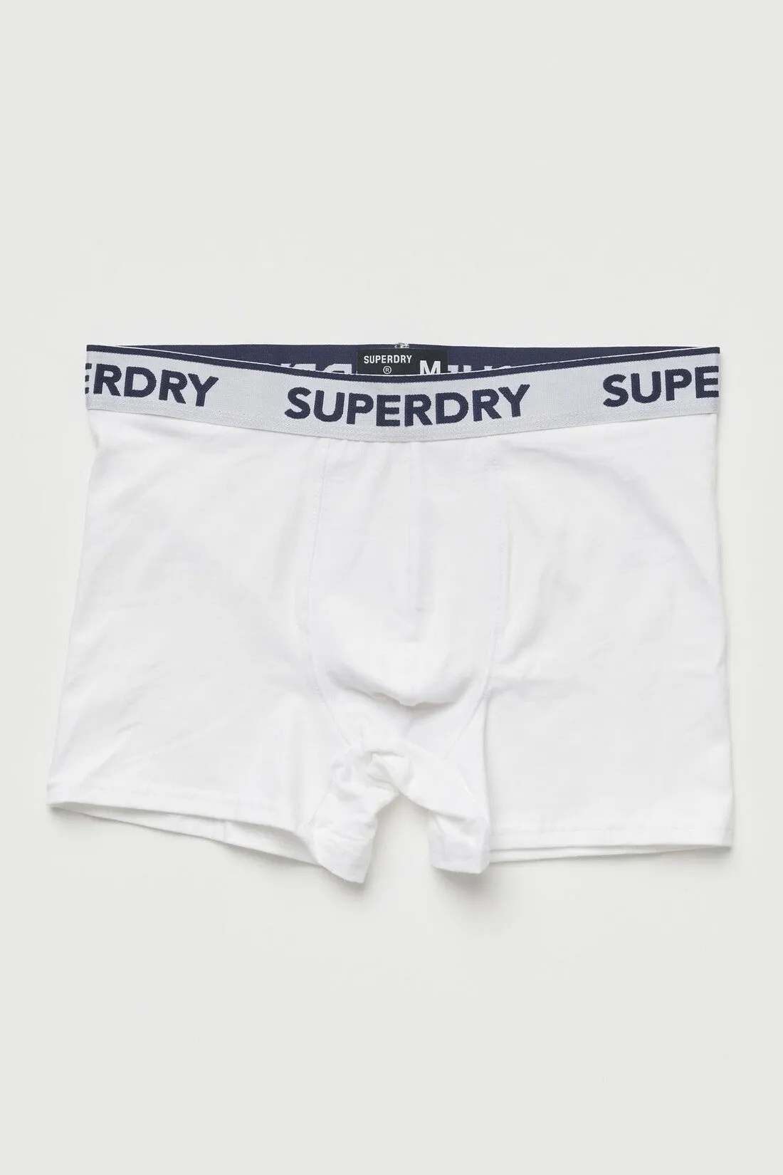 SUPERDRY - Multi Classic Boxer Triple Pack in Optic White