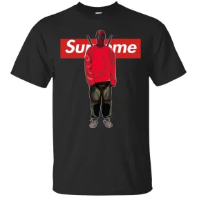 Supreme Deadpool Hiphop T-shirt Men Cotton T-Shirt