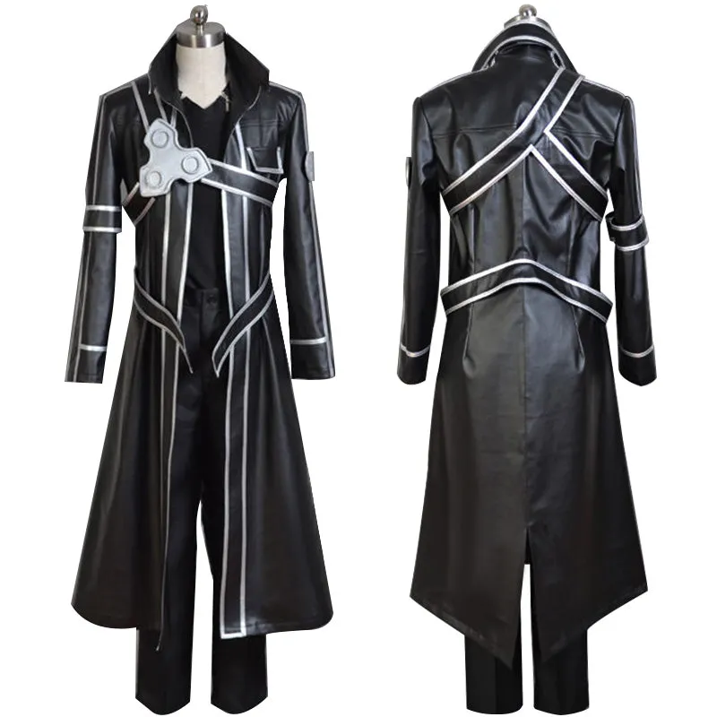 Sword Art Online SAO Kirito Cosplay Costume