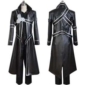 Sword Art Online SAO Kirito Cosplay Costume