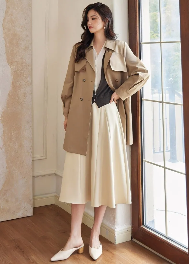 TACK SLEEVES FRENCH TRENCH COAT