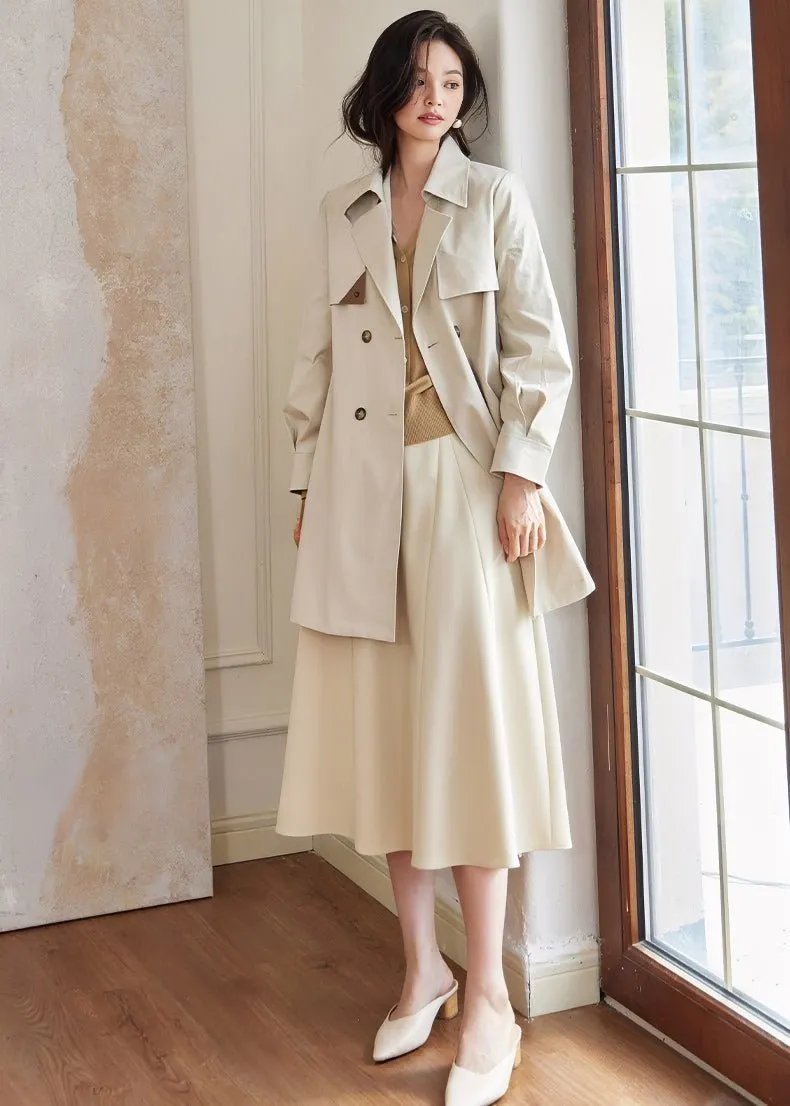 TACK SLEEVES FRENCH TRENCH COAT