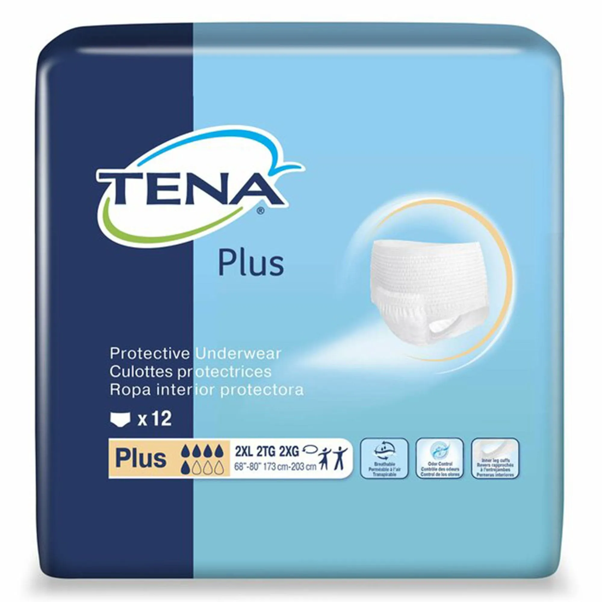 Tena® Plus Absorbent Underwear, Extra Extra Large