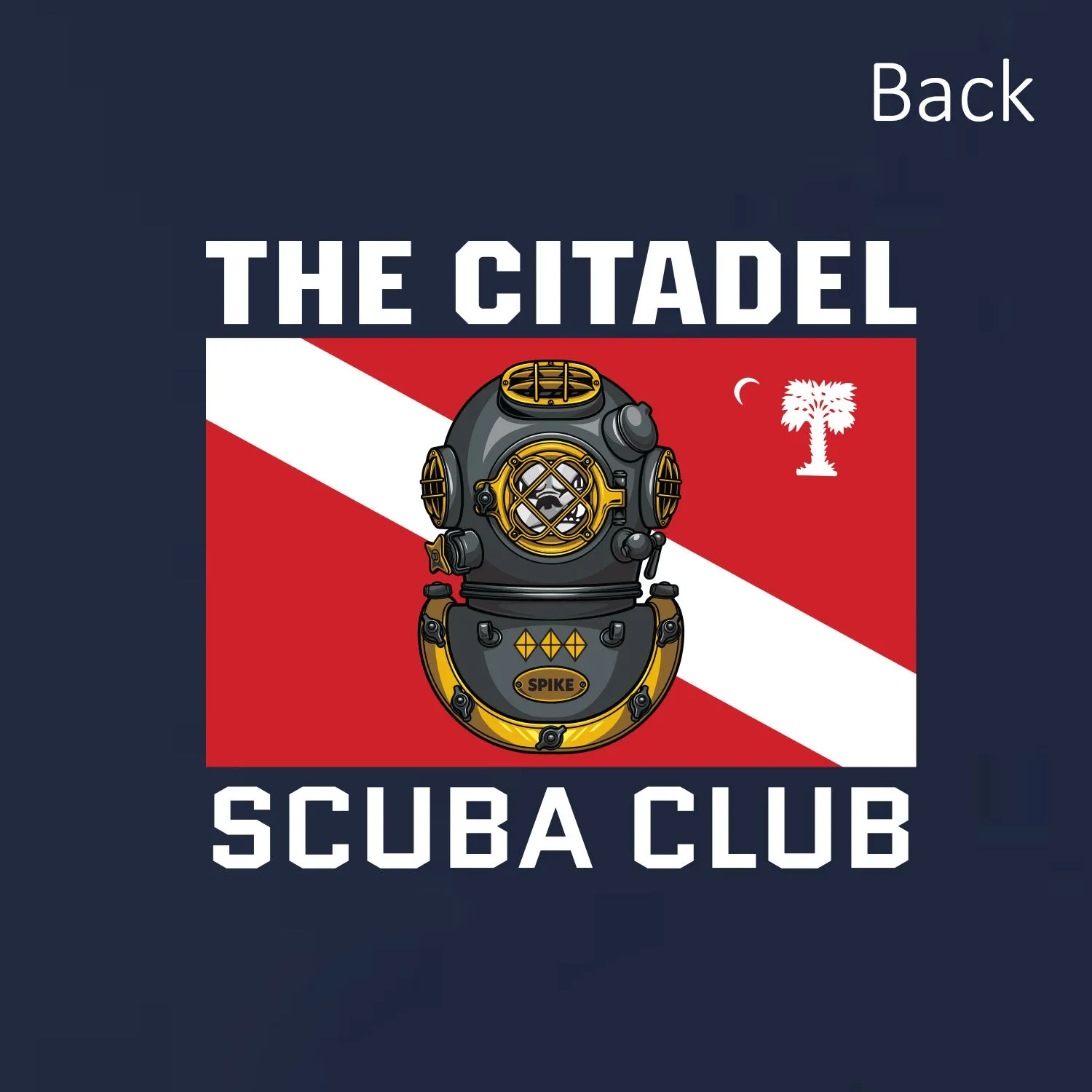 The Citadel, Club Sports - Scuba, Official T-Shirt, A4 Men's Cooling Performance T-Shirt