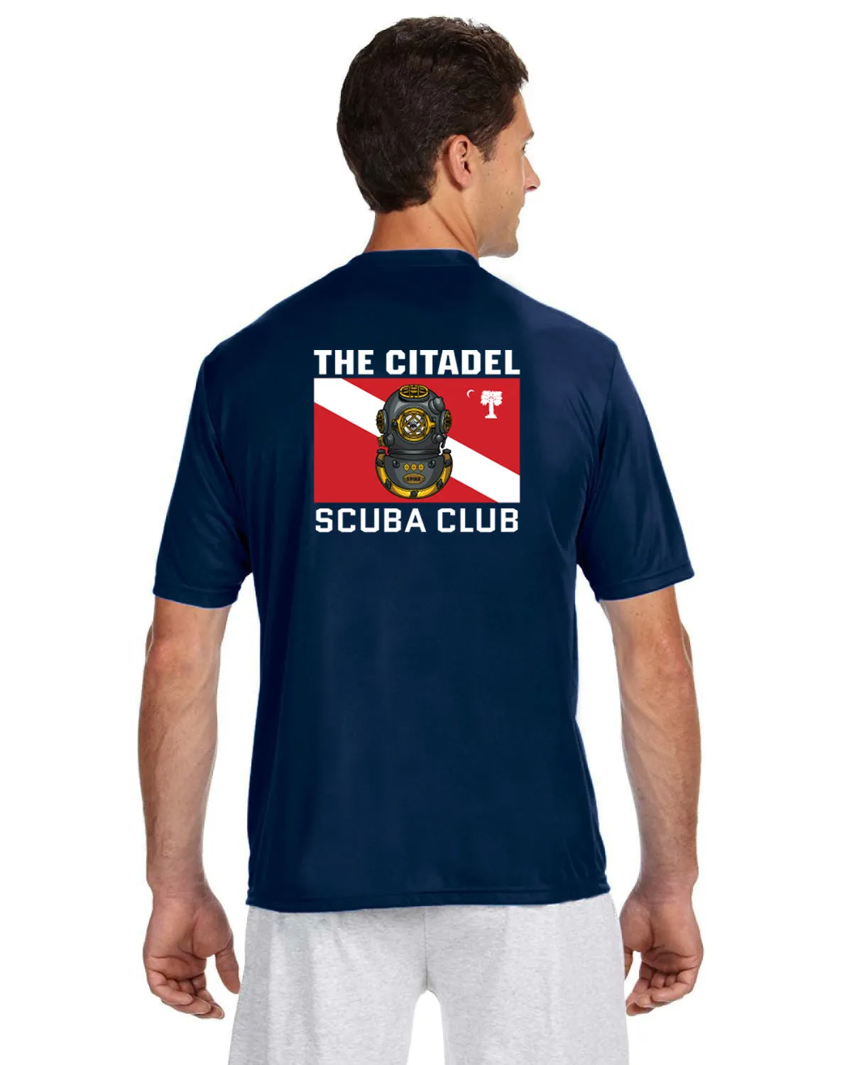 The Citadel, Club Sports - Scuba, Official T-Shirt, A4 Men's Cooling Performance T-Shirt