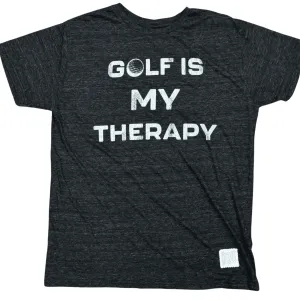 THE ORIGINAL RETRO BRAND: Golf Is  My Therapy Men's T-Shirt