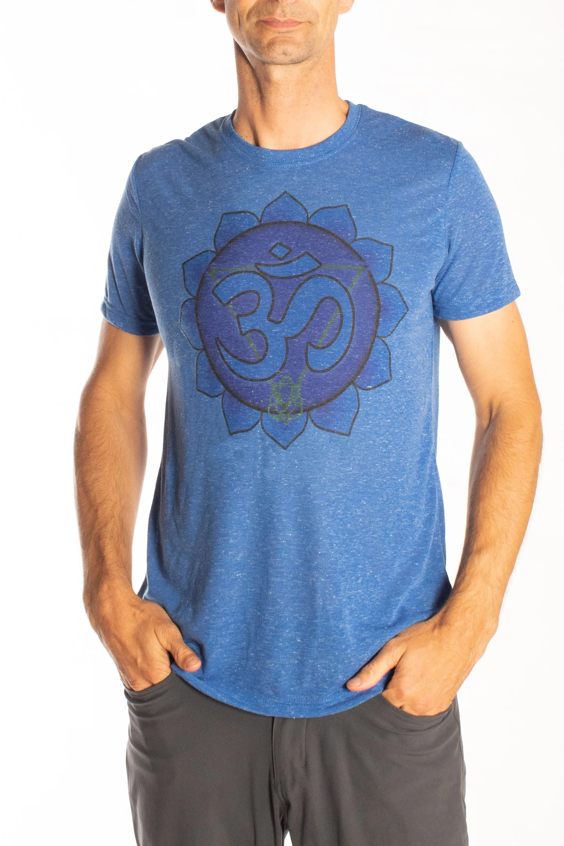 Throat Chakra on Linen Blend Tee