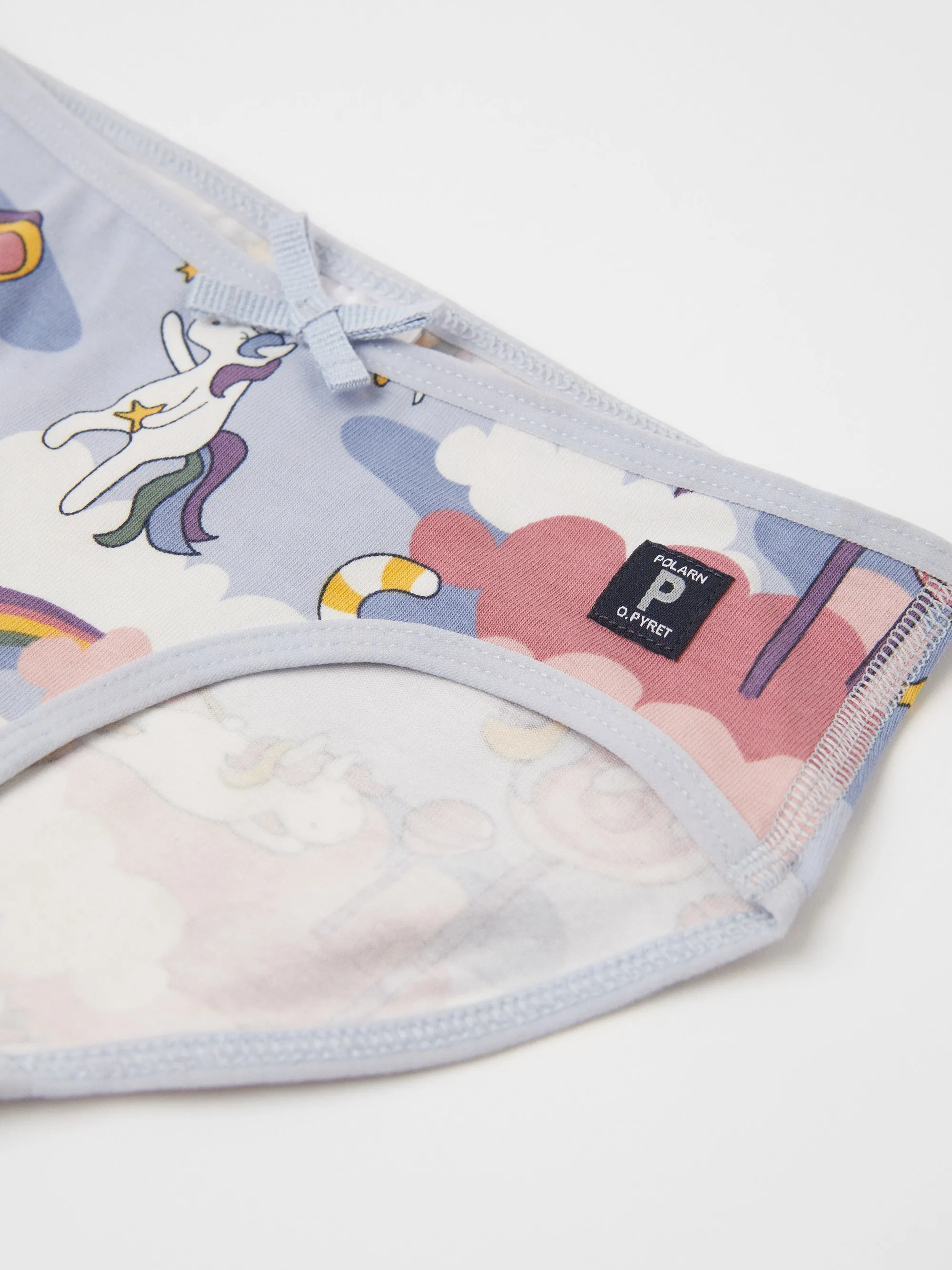 Unicorn Print Girls Briefs