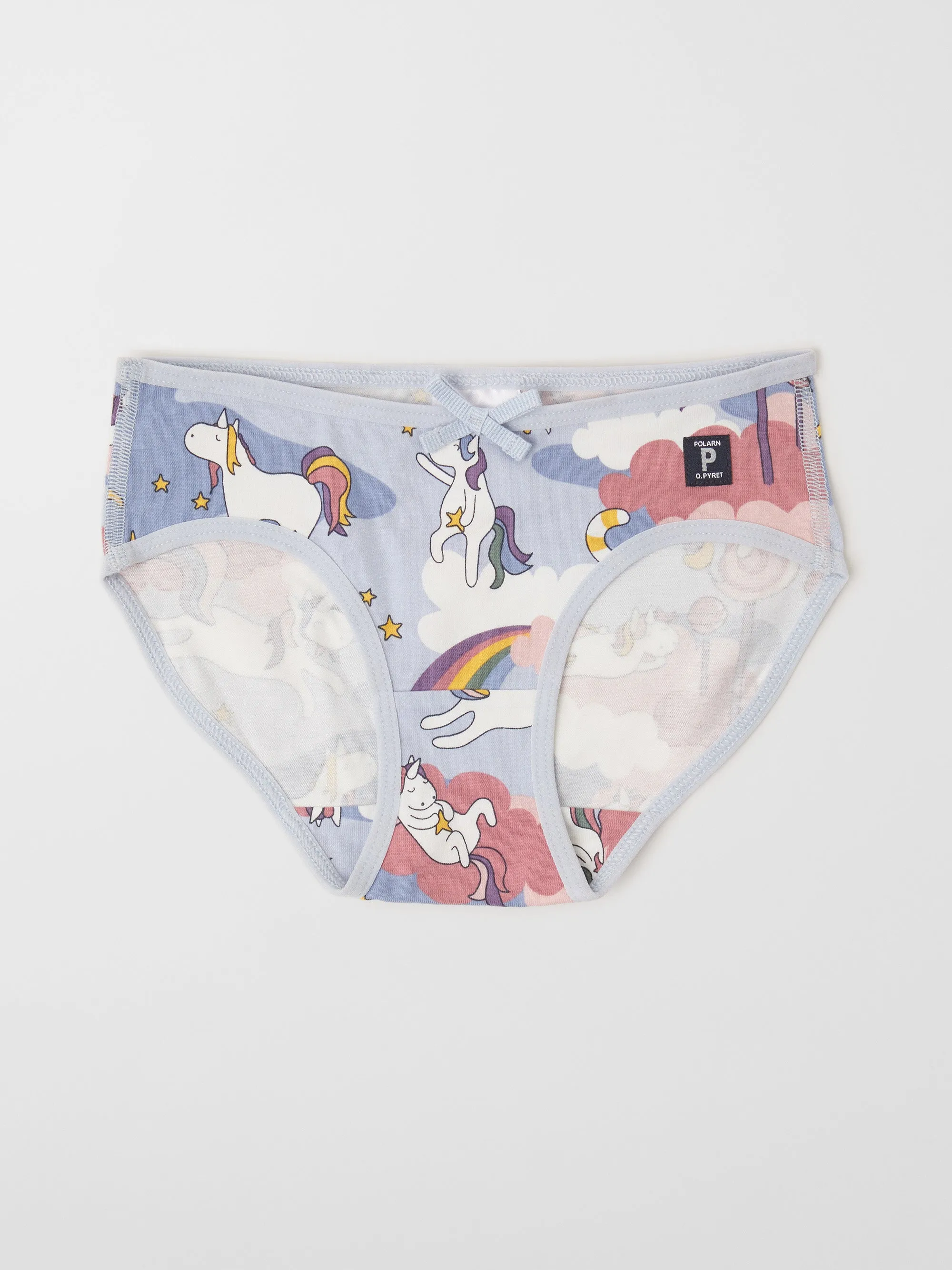 Unicorn Print Girls Briefs