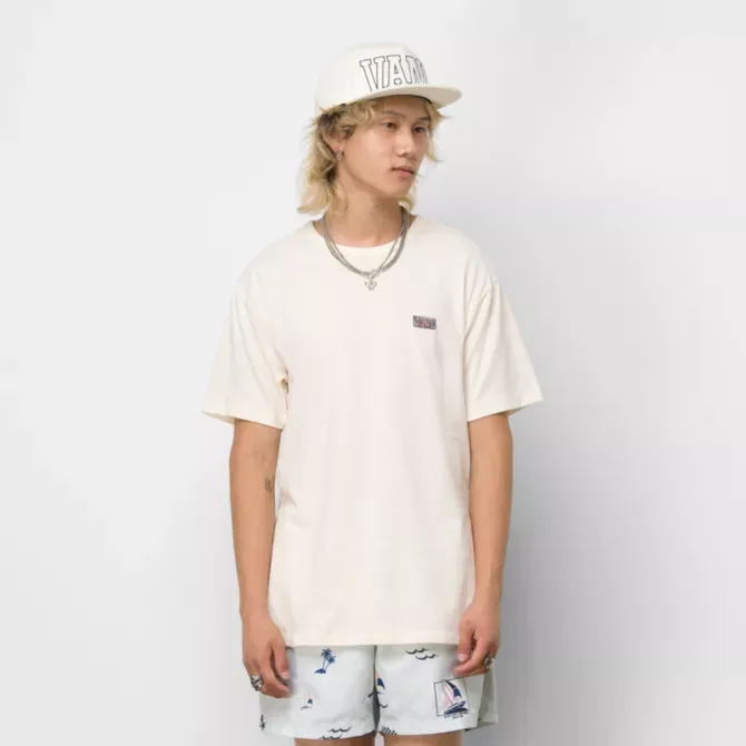 Vans Off The Wall Color Multiplier Tee - Antique White