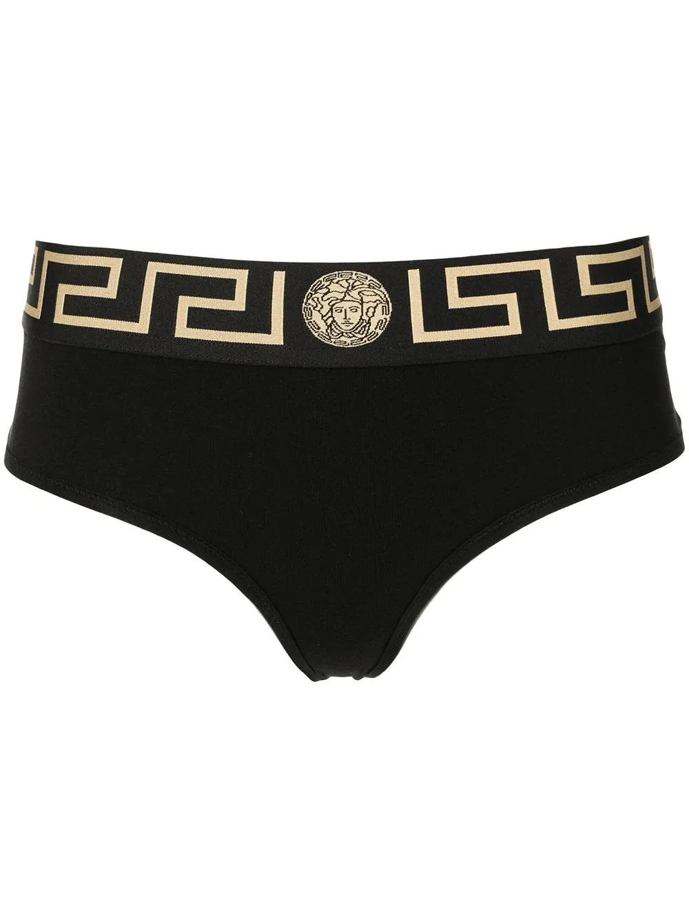 Versace Black Greek Key Cheekini