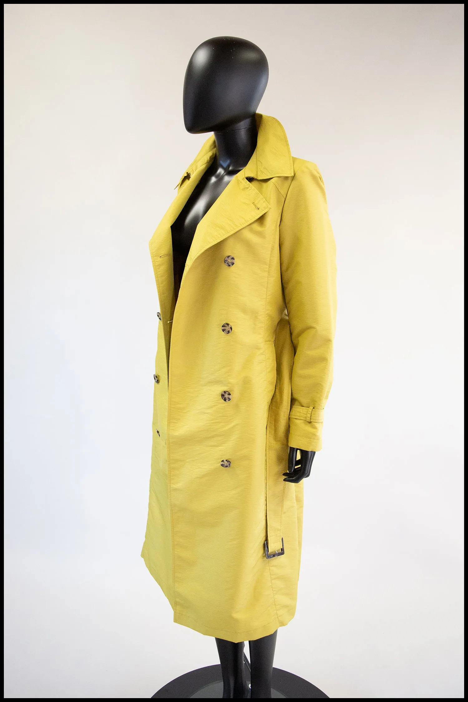 Vintage Yellow Four Seasons Trench Coat