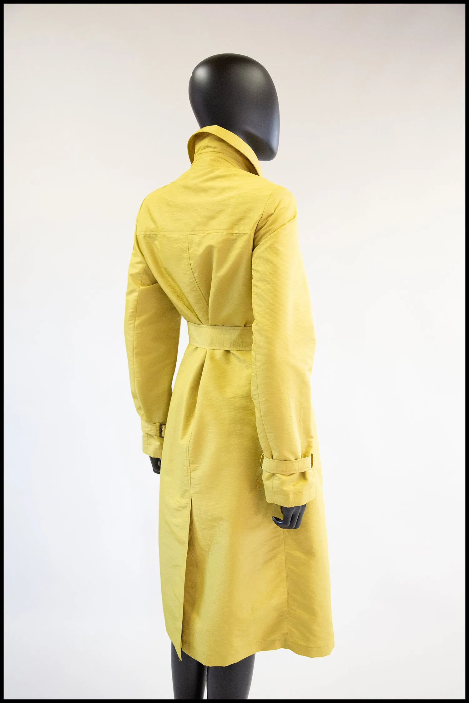 Vintage Yellow Four Seasons Trench Coat