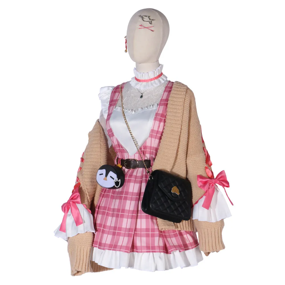 Virtual YouTuber NIJISANJI OBSYDIA Petra Gurin Spring Outfit Cosplay Costume