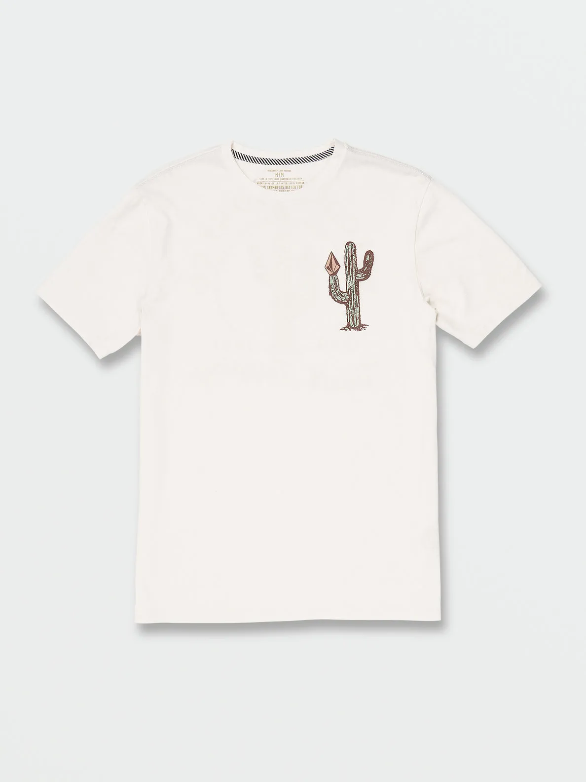 Volcom Prickly Farm To Yarn Short Sleeve Tee - White