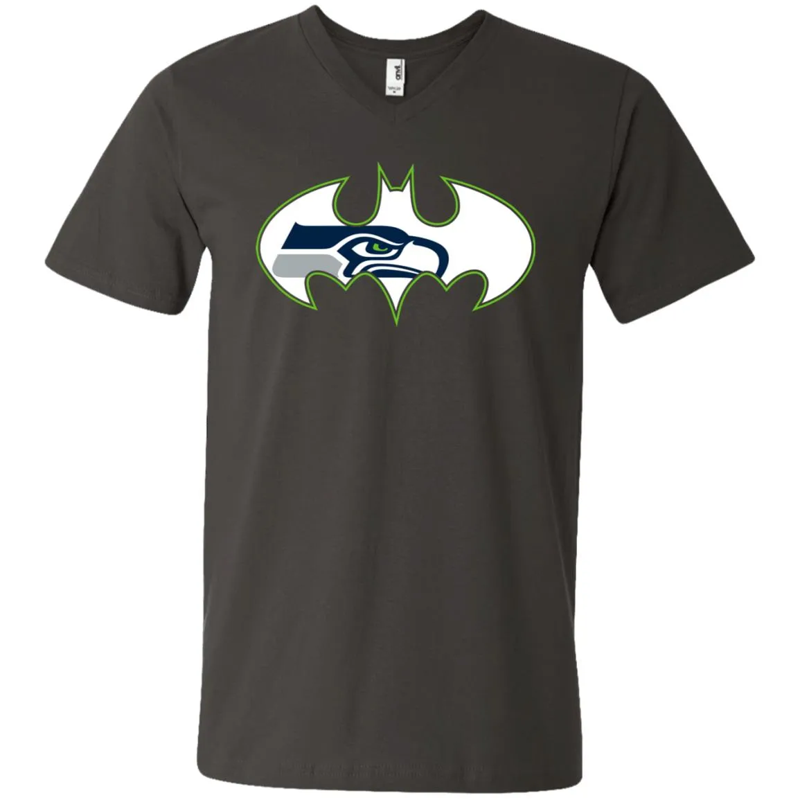 We Are The Seattle Seahawks Batman Nfl Mashup Men V-Neck T-Shirt